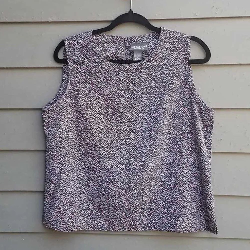 Notations Black Pink Blue Print Shell size Large
